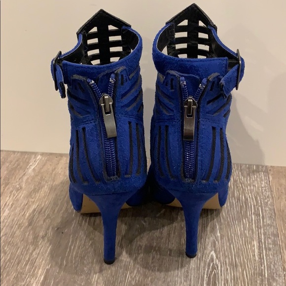 LolaShoetique Royal Blue open toe - Picture 2 of 5